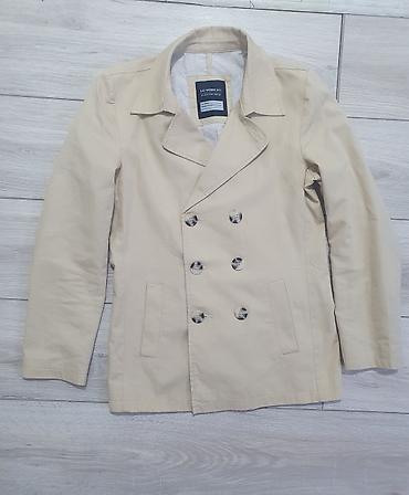 тренч zara: Двубортное бежевое пальто/тренч LC Waikiki - Классический двубортный — 2