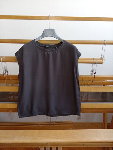 Bluze: M (EU 38), Viskoza, Jednobojni, bоја - Braon — 3