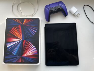 Планшеты: Планшет, Apple, память 256 ГБ, 12" - 13", 5G, Б/у, Классический цвет - Черный