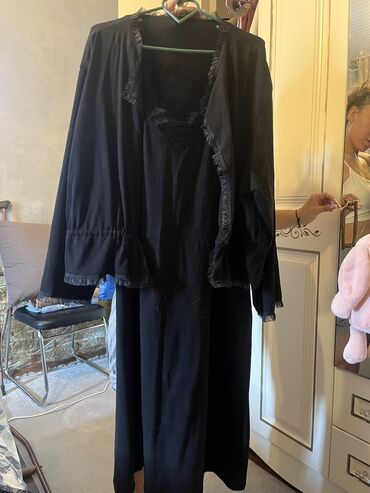платья для девушек: Повседневное платье, 8XL (EU 56)