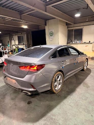 sonata ef: Бампер Hyundai, Б/у, Оригинал — 2