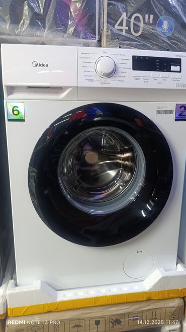 Стиральные машины: Стиральная машина Midea, Новый, Автомат, До 6 кг, Компактная — 1