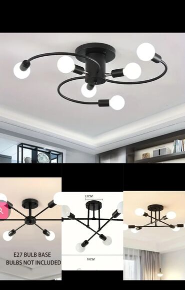 Çilçıraqlar: Çılçıraq, 6 lampa, Metal