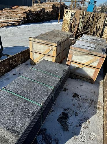 Фасадные гранитные плитки: Гранит, Сары Таш, подоконник, соколь, столешница Гарантия качество — 7