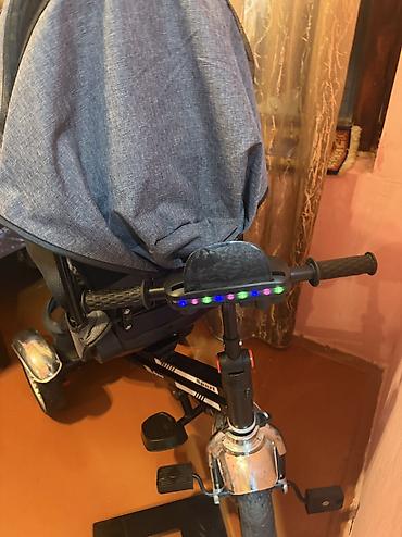 Velosipedlər: Uşaq üçtəkərli velosiped-araba (trike) keyfiyyetli mohkem kolyaska — 5