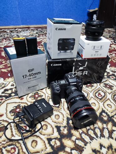 пленочные фотоаппараты: Фотоаппарат Сатылат Canon R новый объектив 17-40 объектив 50 mm 1.4