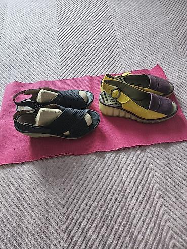 patike huarache: Obućaveličina 38,brend Klarks i Flaj London.Sve koža,osim čipkanih — 7