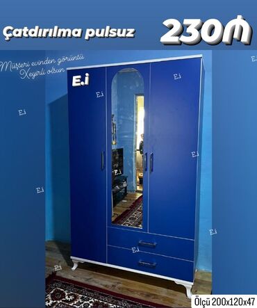 Mebel: *3 qapılı dolab 230Azn💥* ✔️Rəng seçimi var ✔️ Çatdırılma və