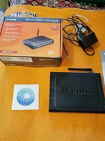 wifi modem: D‑Link DSL‑2640U – Wireless G ADSL2+ 4‑port router Xüsusiyyətlər: - — 2