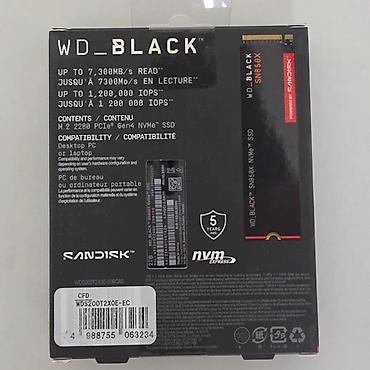 hard disc 1 tb: Daxili SSD disk Western Digital (WD), 2 TB, M.2, Yeni — 4