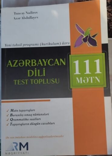 100 mətn kitabı: Azərbaycan dili 111 mətn. İçi yenidir