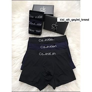 Tumanlar: Calvin Klein 3 lü boxer A class məhsul Əlavə məlumat üçün nömrə ☎️ — 11