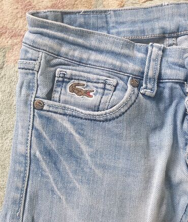 farmerke 50: LACOSTE jeans original slim uske svetle moderne farmerke sa elastinom