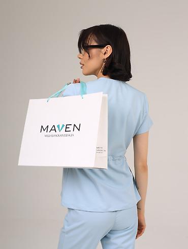 Медициналык кийим: Женский медицинский костюм Maven - Профессиональная униформа для — 6