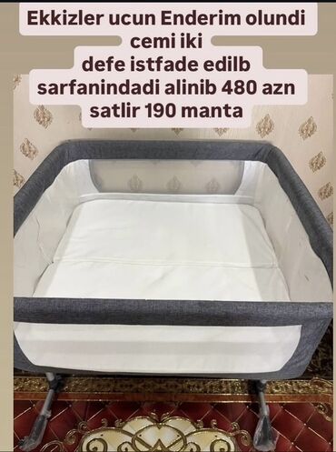 Təmir və tikinti: Oğlan və qız üçün, Dördbucaq, Beşik, Dəst ilə, Matras ilə