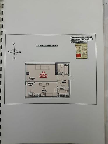 столовой: 1 комната, 54 м², Элитка, 8 этаж — 2