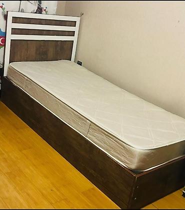 mdf panel: Ək nəfərlik çarpayı və döşək dəsti - Ölçü: təxmini 90x190 sm (tək — 1