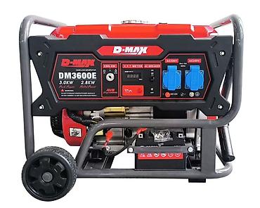 Генераторы: Бензиновый генератор D-MAX DM3600E - Номинальная мощность: 2.8 кВт - — 1