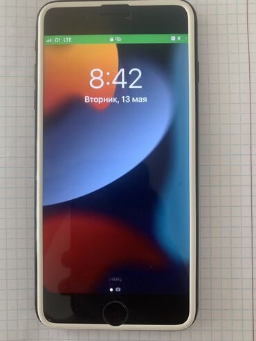 Apple iPhone: IPhone 7 Plus, Б/у, 128 ГБ, Jet Black, Защитное стекло, Кабель, 60 %