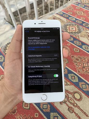 av to hdm: IPhone 8 Plus, 64 GB, Ağ, Barmaq izi, Simsiz şarj — 4