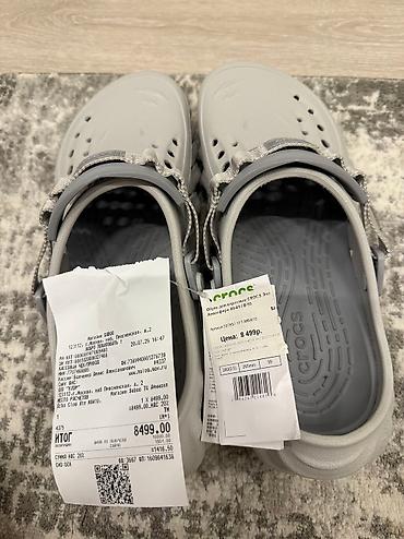 обувь nike: Мужские сандалии, 42, Crocs, Новый, цвет - Серый, Самовывоз — 3