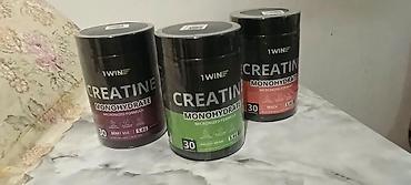 creatin: Креатин моногидрат 1WIN — набор из 3 вкусов (микронизированная — 3