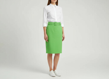 plisowane maxi spódnice: Women`s skirt, size M