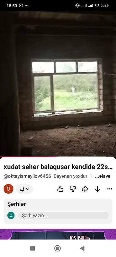 berde ev satisi: 3 otaqlı, 110 kv. m, Kredit yoxdur, Təmirsiz — 5