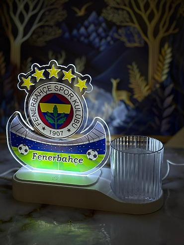 panda sekilleri: LED masa lampası – futbol klubu loqolu - Klublar: Qarabağ FK — 3