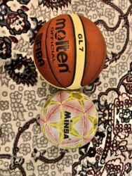 ставки на спорт: Продаю 2 мяча 1 баскетбольный 2 Футбольный Оригинал Футбольный новый