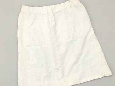 białe gładki t shirty damskie: Skirt, M (EU 38), condition - Good