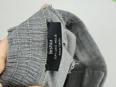pull and bear rozmiary: Bershka, Spodnie materiałowe damskie, rozmiar S — 4
