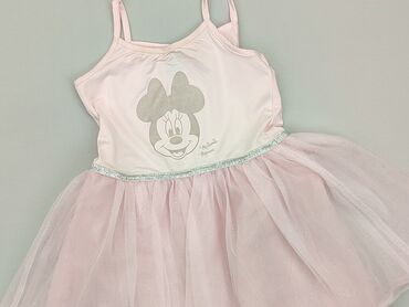 letnia sukienka w kwiaty midi: Dress, Little kids, 4-5 years, 104-110 cm, condition - Very good