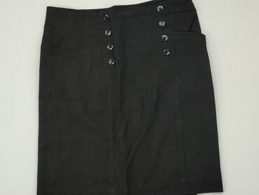 czarne spódnice na szelkach: Spódnica, H&M, M, stan - Dobry