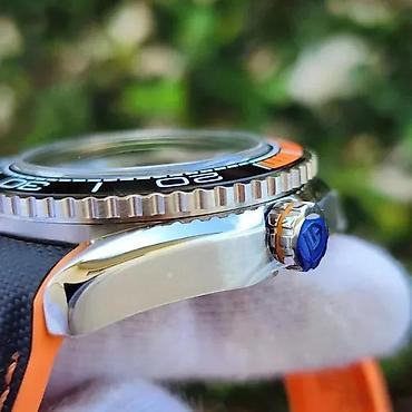 Ručni satovi: Pagani Design PD-1679 -Crna-Omega Seamaster Planet Ocean Potpuno nov — 4