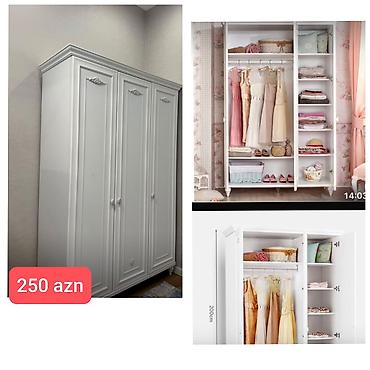 soba borusu: İşlənmiş, 3 qapılı, Ağ, Açılan, Düz dolab — 1