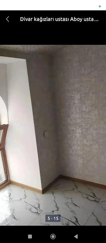 Malyar işləri: Aboy malyar ustası şpoklyovka paduqa emulsiya isleri görürük cəld — 5
