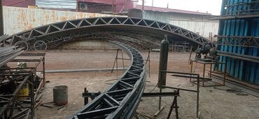 Металлические фермы: Фермы Навесы. Большие Арки для ангаров Металлические фермы для — 12