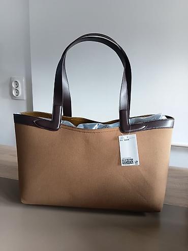 bez torbe zenske: Tote torba elegantnog, minimalističkog dizajna. - Materijali — 1