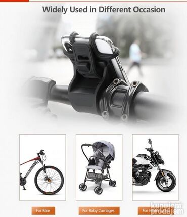 Dodaci za bicikl: NOVO Silikonski Držač, nosač za mobilni za bicikl. Stabilan nosač za na lalafo.rs — 7 Dodaci za bicikl: NOVO Silikonski Držač, nosač za mobilni za bicikl. Stabilan nosač za — 7