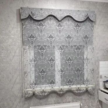 Rulon ştorlar: Zərif naxışlı jalüz pərdələr - Model: Klassik damask və çiçək motivli — 4