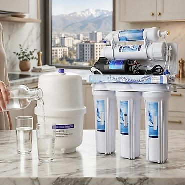 Фильтры для питьевой воды: Система очистки воды «Reverse Osmosis System» для дома Комплект для — 6