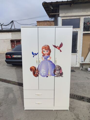 Детские шкафы: Акция !!! Шкаф трехстворчатый Размеры Высота 180 см Ширина 100 см — 9