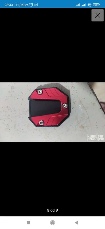 Ostali motocikli i skuteri: Ploča/proširenje nogare za motocikl - Funkcija: proširenje oslonca — 2