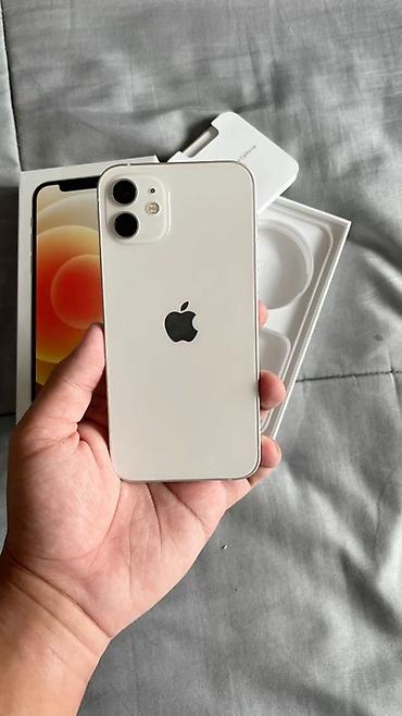 Уюлдук телефондор жана аксессуарлар: IPhone 12, цвет белый 128 Gb Замена дисплей и АКБ Дисплей — 1