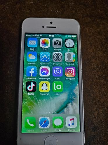 Apple iPhone: Apple iPhone 5, sivi/srebrni.Telefon je potpuno ispravan sim free — 1