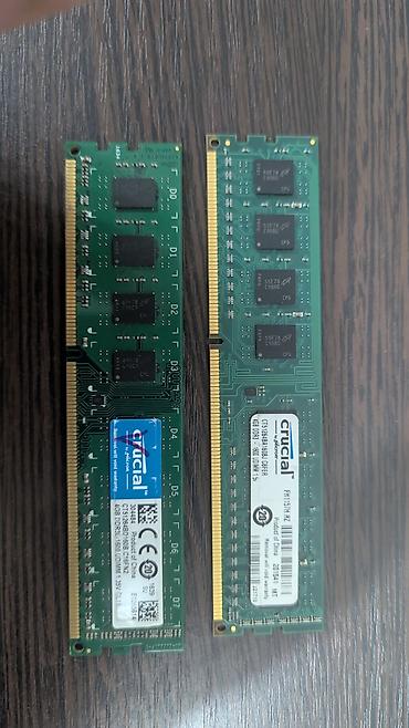 Оперативная память (RAM) для ПК: Оперативная память (RAM) для ПК, Б/у, Crucial, 4 ГБ, DDR3, 1600 МГц — 3