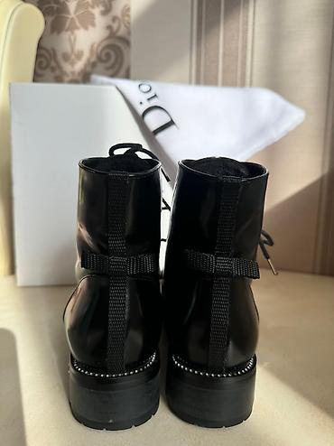 форсы цена: Сапоги, 37, Dior, Б/у, цвет - Черный — 3