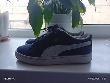 обувь лоферы: Мужские кроссовки, 38.5, 38, Puma, Новый, цвет - Синий, Самовывоз — 1