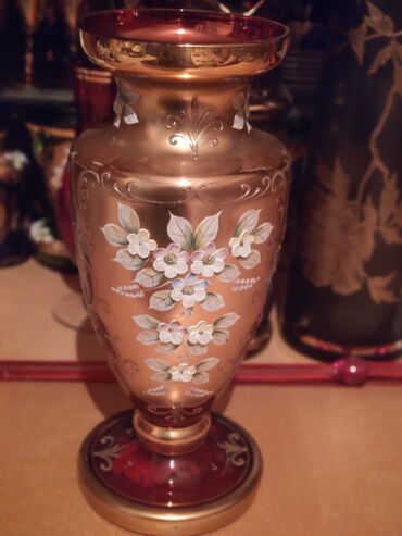 Əntiq vazalar: БОГЕМА ЧЕХОСЛАВАКИЯ АНТИКА ОТЛИЧНОЕ СОСТОЯНИЕ — 6